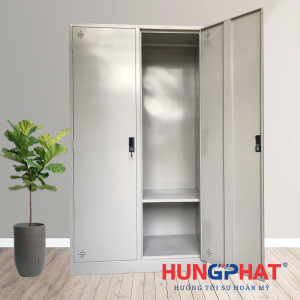 Tủ sắt quần áo 2 buồng